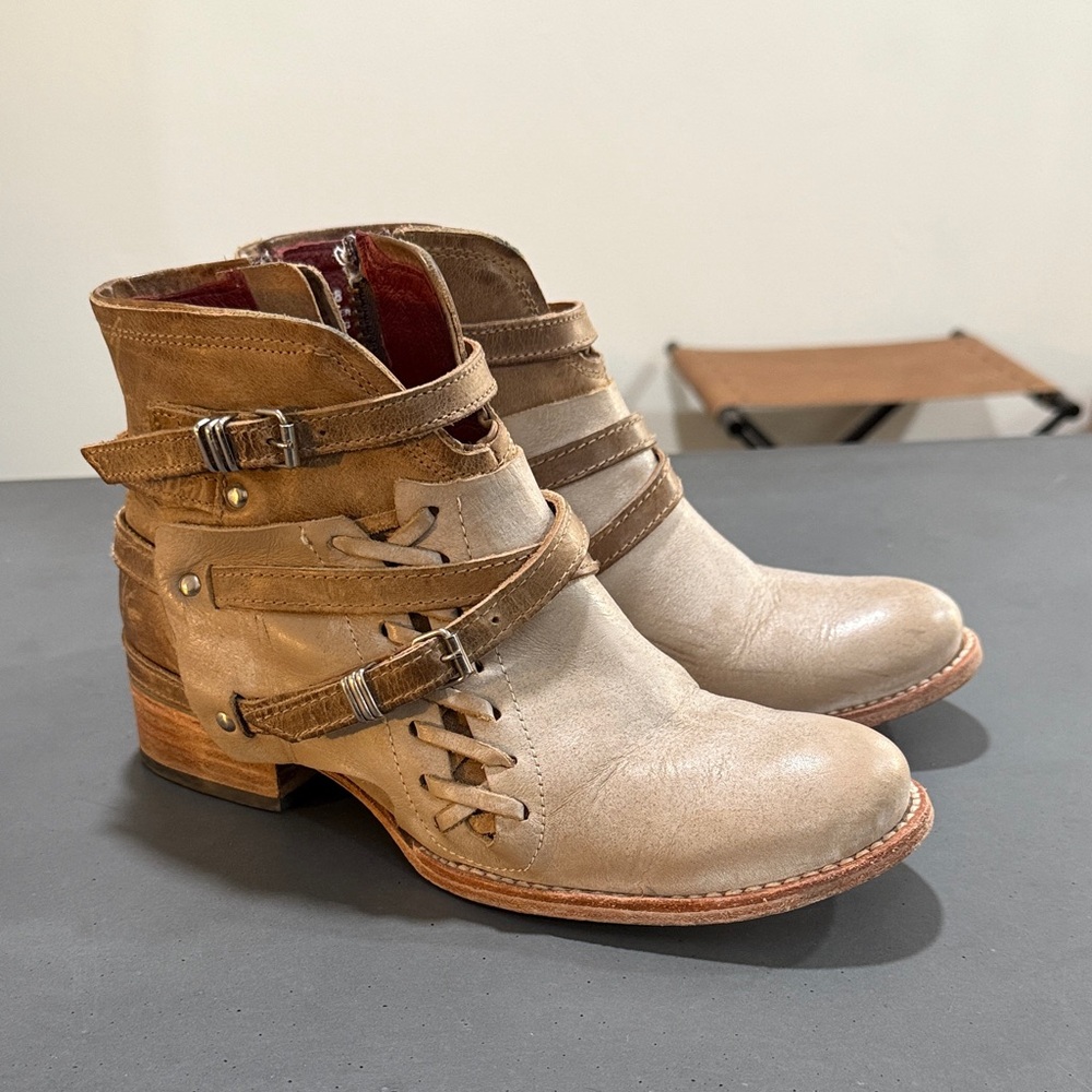 Freebird by Steven Tan and Brown Ankle Boots